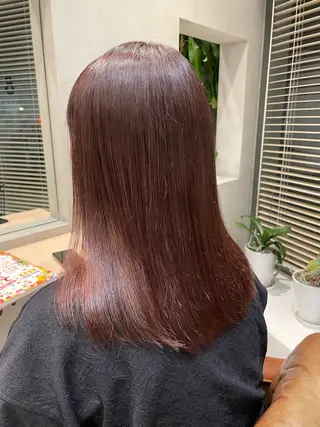 セミロング カラー Dista所属・溝口 右京のヘアスタイル