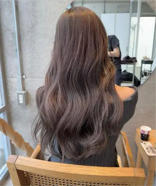 ロング 🎀韓国/艶髪/暗髪 🎀 柚月🫧立川駅のヘアスタイル