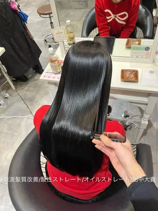 ロング 髪質改善 田中大貴のヘアスタイル
