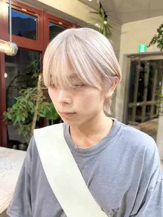 ショート カラー メンズ kai .のヘアスタイル