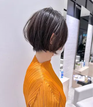 ショート 銀座/韓国レイヤー/ 艶カラー🍓原田侑依のヘアスタイル