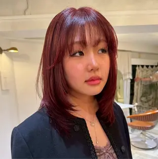 カラー 升方 楓のヘアスタイル