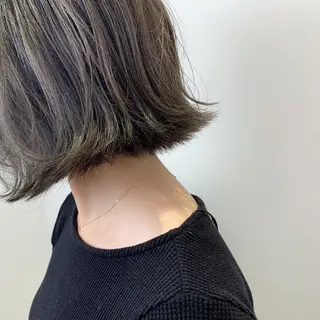 ミディアム カラー パーマ/ボブ/ 神戸/豊浦翔太のヘアスタイル