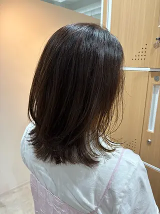 ミディアム カラー Atre.所属・🤍美髪縮毛/髪質 改善/池上夏凜🤍のヘアスタイル