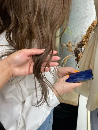 カラー 笠井 彩花のヘアスタイル