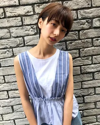 ショート 羽田 ひろむのヘアスタイル