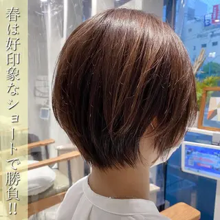 ショート ✨圧倒的満足度◎ 小顔美人ショート✨佃のヘアスタイル