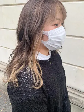 ロング カラー ヘアアレンジ yuka .のヘアスタイル