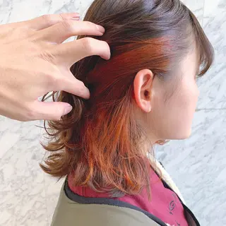 カラー SAKURA 原宿所属・なかの たくみのヘアスタイル