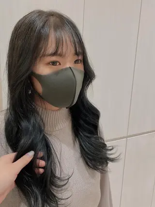 ロング 韓国レイヤー×モテ髪 /MITSUKI🤍のヘアスタイル