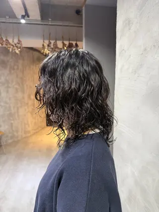 ミディアム パーマ Lycka ⋆✦ HIROMIのヘアスタイル