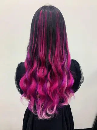 セミロング Mululu所属・京都最安価エクステ muuka🦋のヘアスタイル