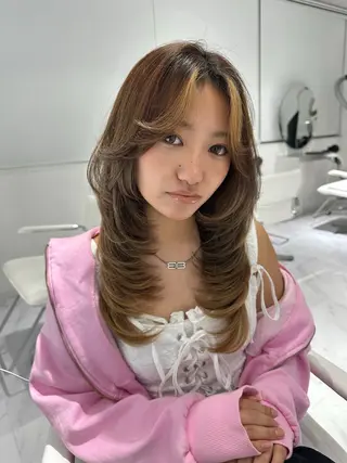 ロング 上野/海外hair/ レイヤー/Anriのヘアスタイル