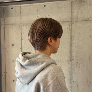 カラー メンズ 🍎ダブルカラー/ ショートボブ🍎リオのヘアスタイル