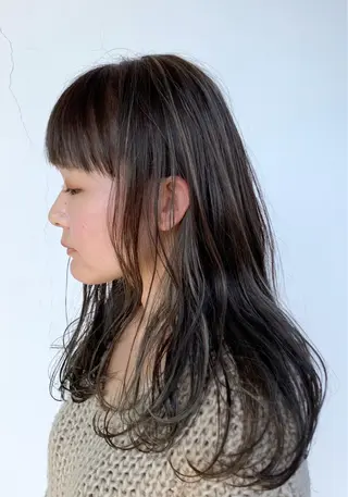 ミディアム カラー salon m ni サロンマーニ所属・久保田 一のヘアスタイル