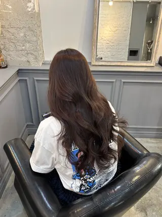 ロング カラー ヘアアレンジ 関口 玲那のヘアスタイル