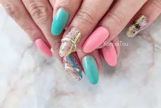 ネイル おうちのネイルサロン　konpeiTou〜こんぺいとう〜所属・おうちのネイルサロン KonpeiTouのネイルデザイン