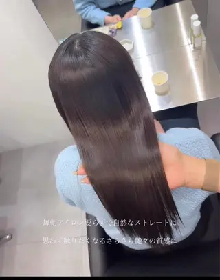 ロング カラー パーマ 巻ける縮毛矯正 Sachi🐰のヘアスタイル