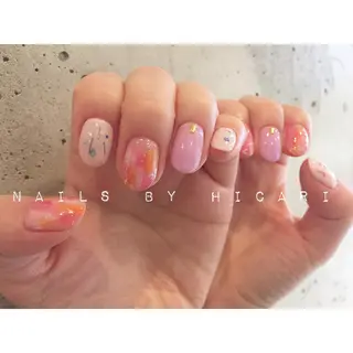 カラー ネイル マツエク・マツパ illum hicariのネイルデザイン