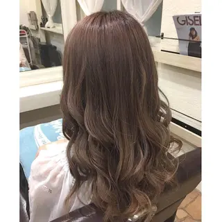ロング カラー ヘアアレンジ 🎀透明感カラーෆ 🪄Maikoのヘアスタイル