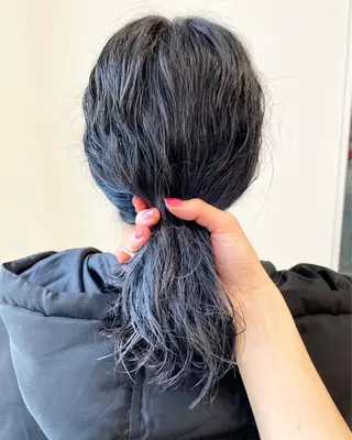 ミディアム パーマ pole所属・【pole】 minaのヘアスタイル