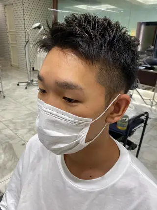 ショート メンズ ❤️パーマ美容師✂︎ 井口美緒のヘアスタイル