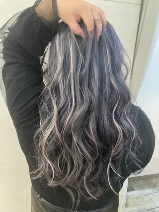 ロング カラー 🦋高瀬寛菜🦋 韓国/ブリーチのヘアスタイル