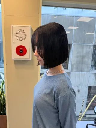 ショート カラー 伶風/ボブ/ ヘーゼルベージュのヘアスタイル