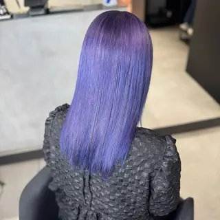 ミディアム カラー 大阪 梅田/ ハイトーン/エクステのヘアスタイル