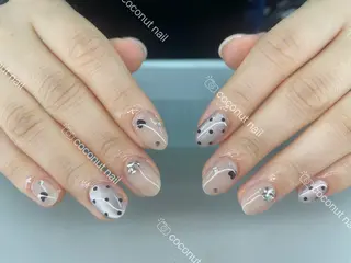 ネイル 神田 ココナッツのネイルデザイン