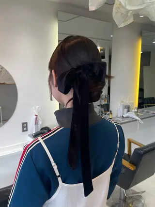 ロング ヘアアレンジ 前川 瑞希のヘアスタイル