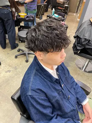 ショート パーマ メンズ PEYP prod ICON所属・パーマ/ケアブリーチ /博多/YOSUKEのヘアスタイル