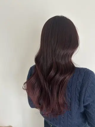 ロング カラー 小澤 一稀のヘアスタイル