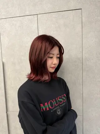 カラー niko_saga_hairmake所属・アヤカ （AYAKA）のヘアスタイル