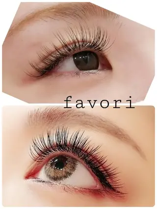 マツエク・マツパ Favori 田辺のマツエク・マツパデザイン