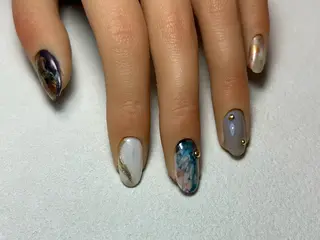 ネイル amo_nail 岡山市南区自宅ネイルのネイルデザイン