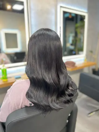 ロング カラー 渡邊 恋菜のヘアスタイル