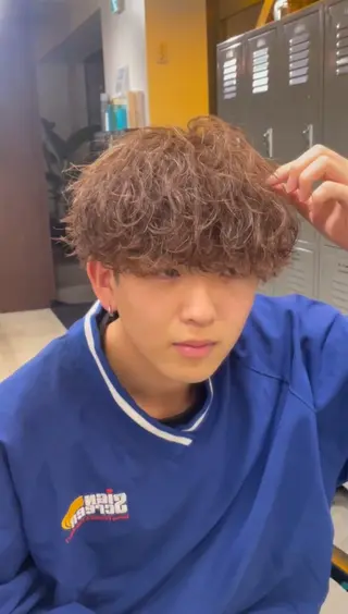 カラー パーマ メンズ fifth 武正 琉生のヘアスタイル
