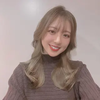 ロング La paix所属・パーソナルカラー lapiax阿部のヘアスタイル