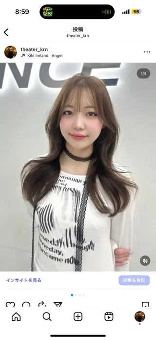 ロング カラー 上品モテヘア🩶 karen🩶のヘアスタイル