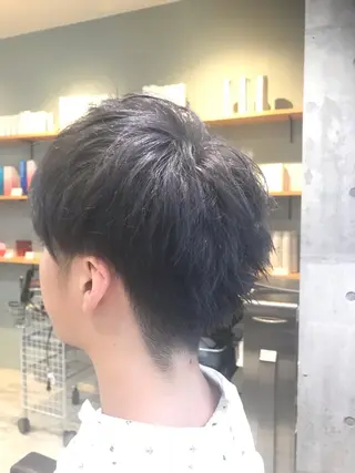 ショート カラー パーマ ヘアアレンジ メンズ キッズ ネイル マツエク・マツパ MODEK's西宮店 マネージャー神道有基のヘアスタイル