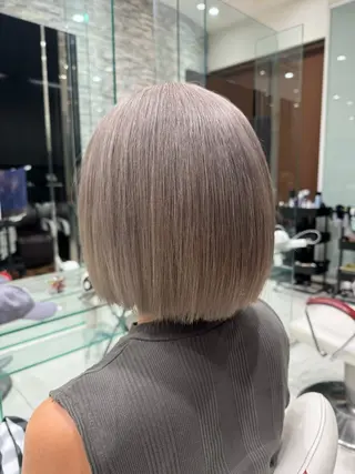 カラー 伊藤 柚奈のヘアスタイル