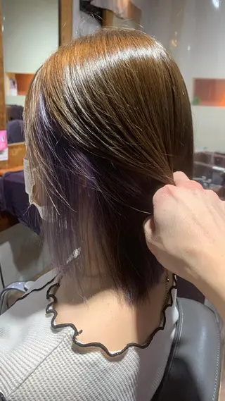 カラー bird hair salon所属・塩川 亮眞のヘアスタイル