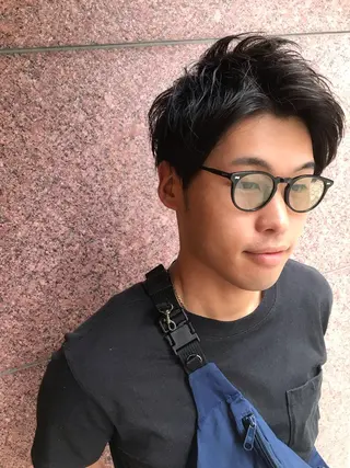 メンズ 三田 豪のヘアスタイル