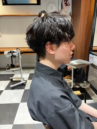 ショート パーマ メンズ 🎧メンズパーマ特化 /RUI🎧のヘアスタイル