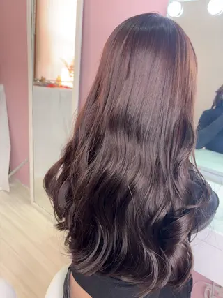 ロング 米倉 千晴のヘアスタイル