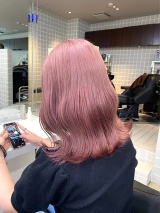 ショート カラー ヘアアレンジ 💗横浜美容室 💗HARUNAのヘアスタイル