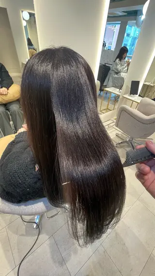 ロング 髪質改善/カットモデ ル募集✨️根本 彩永のヘアスタイル