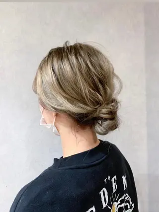 セミロング ヘアアレンジ 似合わせカット/ 艶カラー/いらみなのヘアスタイル