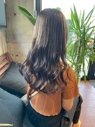 ロング カラー 田村 良生のヘアスタイル